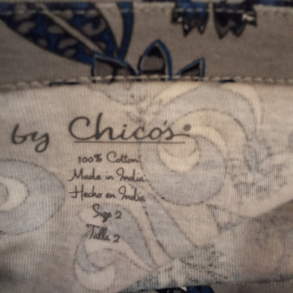 NWT CHICO'S MIXED SOIREE PIPER TEE - Picture 6 of 10